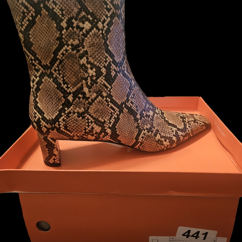 Katy Perry Collections Snakeskin Heeled Boots